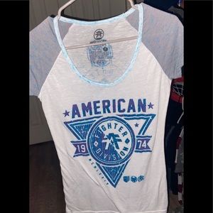 Women’s American Fighter Tee. new without tags.